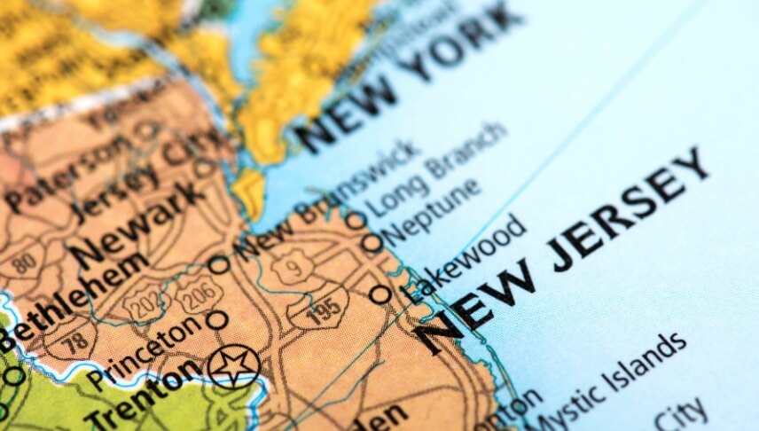 new jersey in map