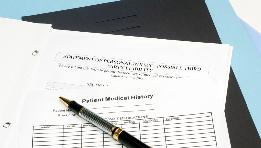 patient medical history document