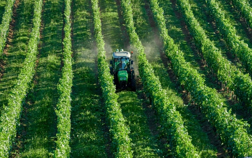 spraying pesticides