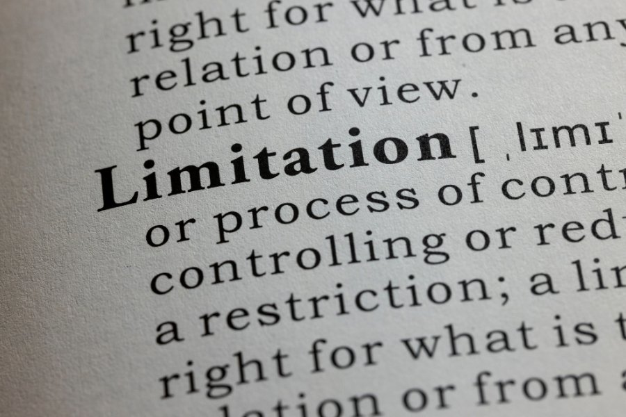 limitation word in a dictionary